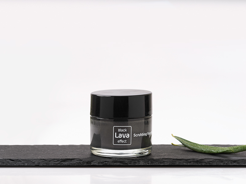 Peelingová maska čistící Black Lava Effect i na akné i normální pleť 50ml - Obrázek 4