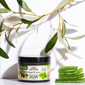 Olivin tělové máslo se Zázvorem a Aloe  200 ml na suchou pokožku